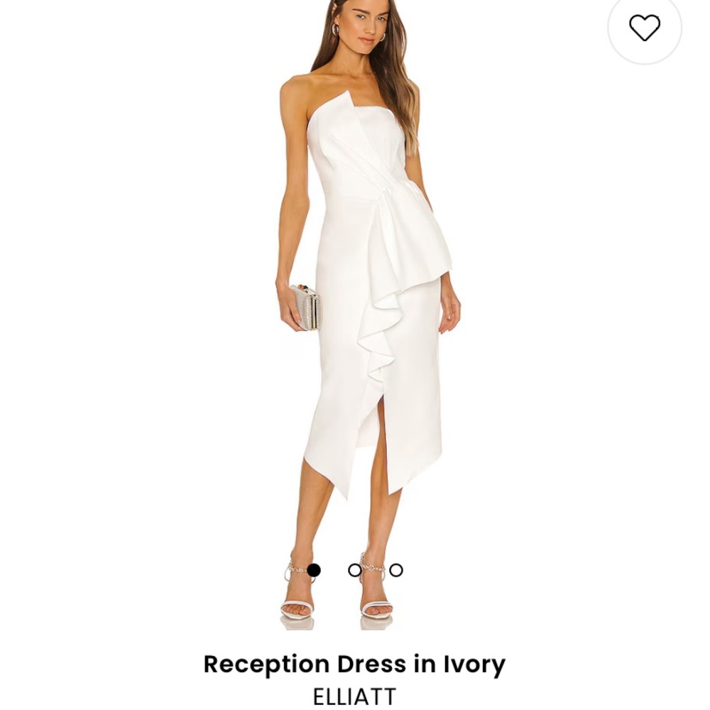 Elliatt reception dress in ivory
